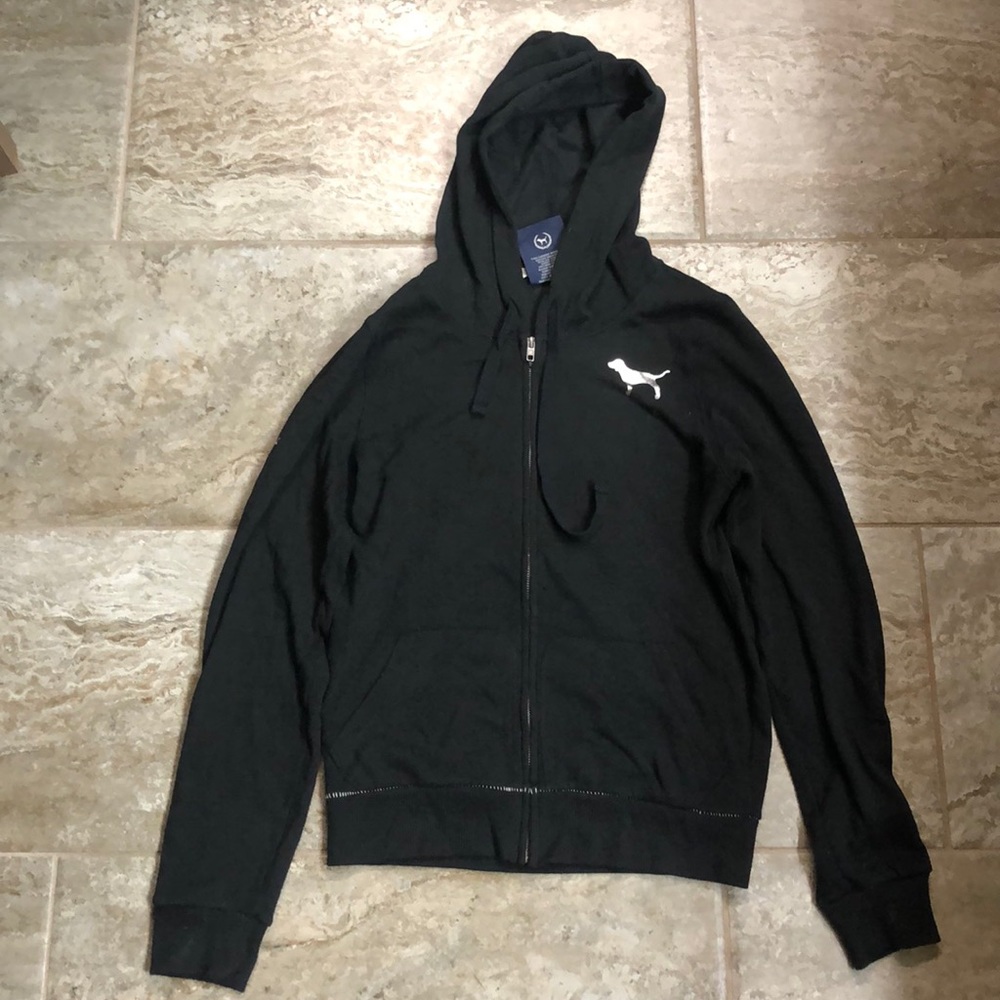 Victoria’s Secret Pink zip up hooded jacket